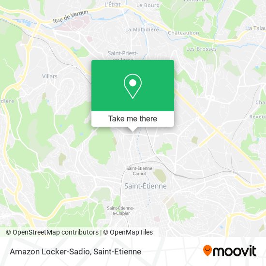 Amazon Locker-Sadio map