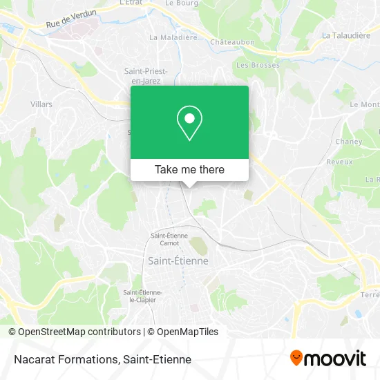 Nacarat Formations map