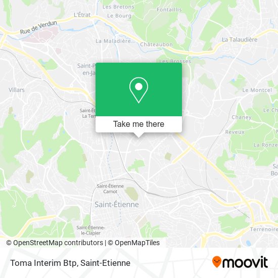 Toma Interim Btp map