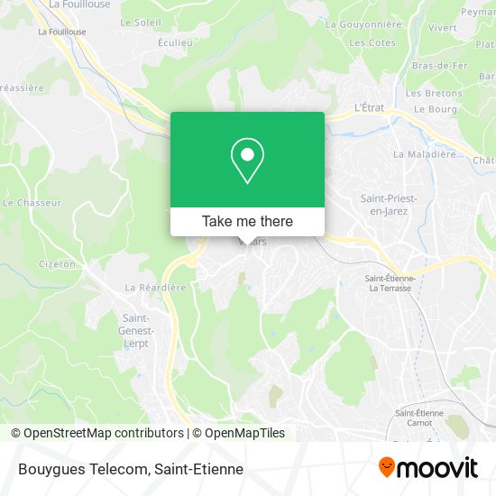 Mapa Bouygues Telecom