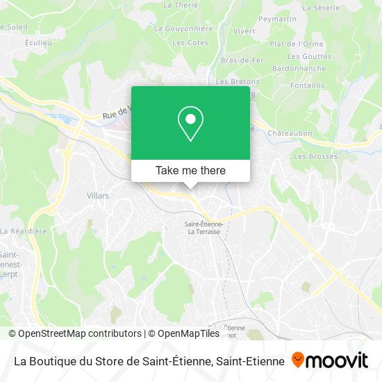 La Boutique du Store de Saint-Étienne map