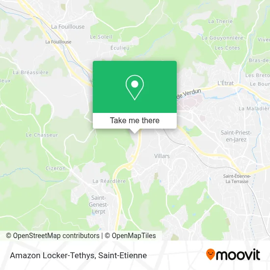 Amazon Locker-Tethys map