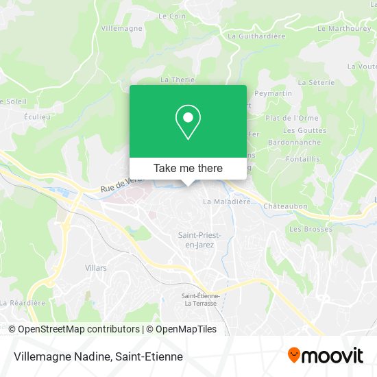 Villemagne Nadine map