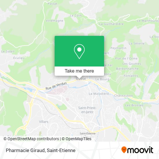 Mapa Pharmacie Giraud