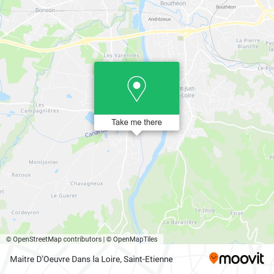 Maitre D'Oeuvre Dans la Loire map