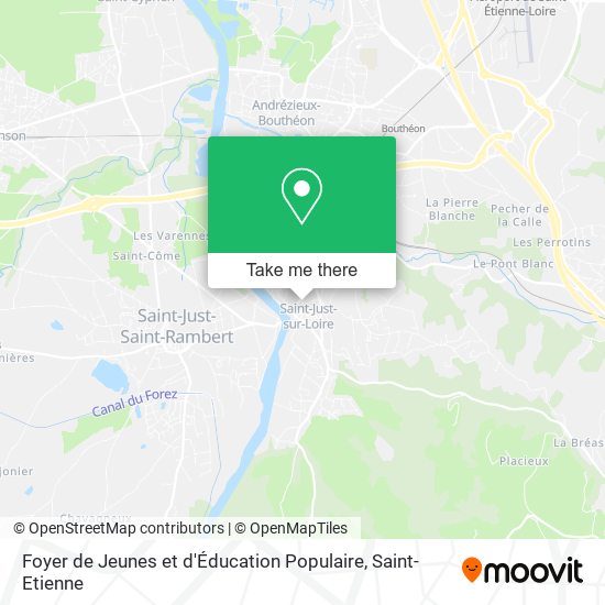 Mapa Foyer de Jeunes et d'Éducation Populaire