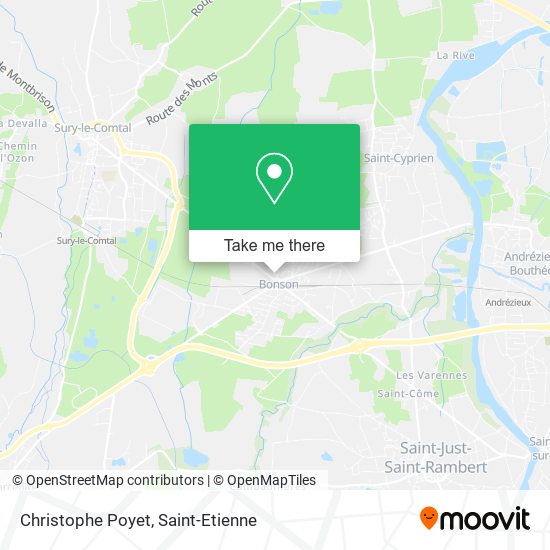 Christophe Poyet map