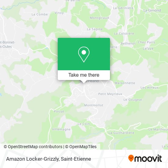 Amazon Locker-Grizzly map