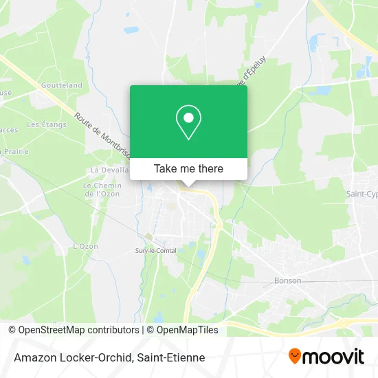 Amazon Locker-Orchid map