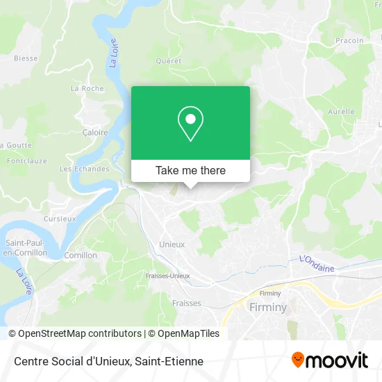 Centre Social d'Unieux map