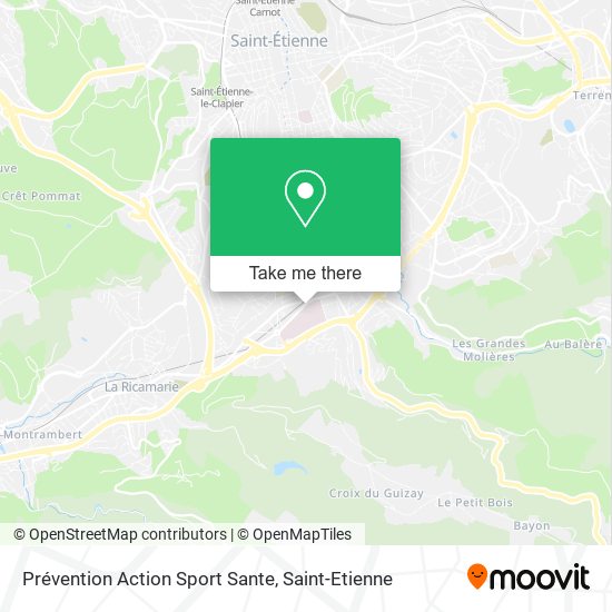 Prévention Action Sport Sante map