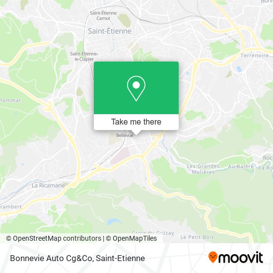 Bonnevie Auto Cg&Co map