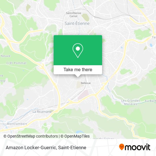 Mapa Amazon Locker-Guerric