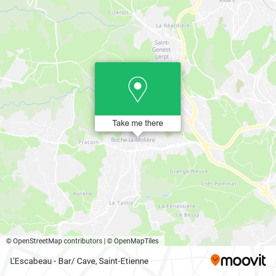 Mapa L'Escabeau - Bar/ Cave