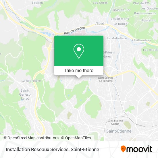 Installation Réseaux Services map