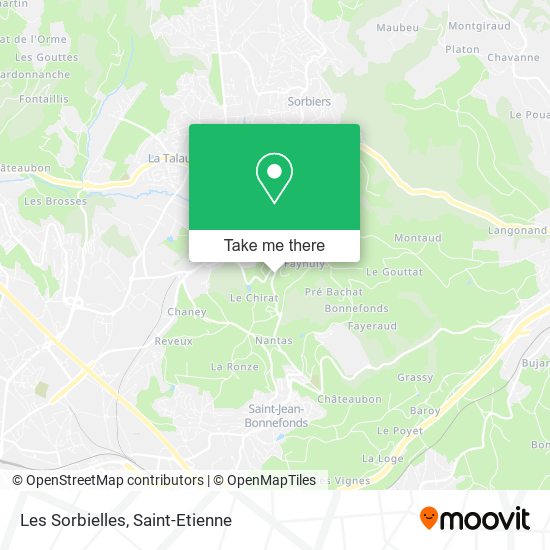 Les Sorbielles map