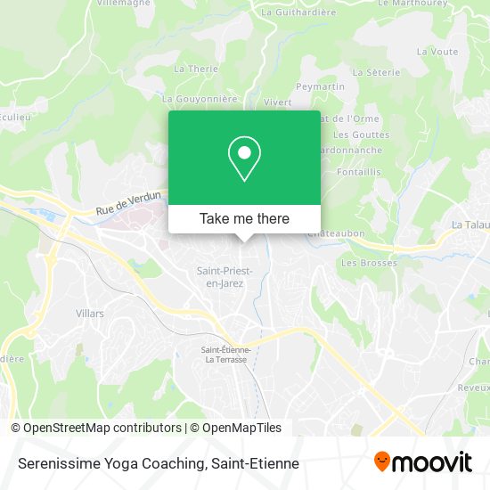 Mapa Serenissime Yoga Coaching