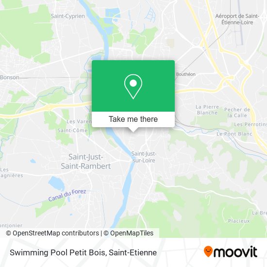 Swimming Pool Petit Bois map