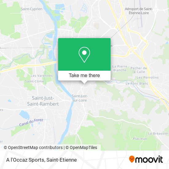 A l'Occaz Sports map