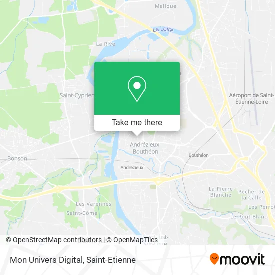Mon Univers Digital map