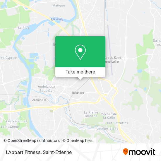L'Appart Fitness map
