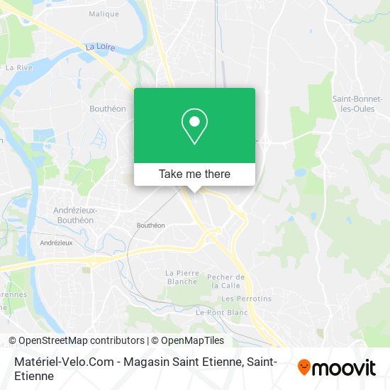 Matériel-Velo.Com - Magasin Saint Etienne map