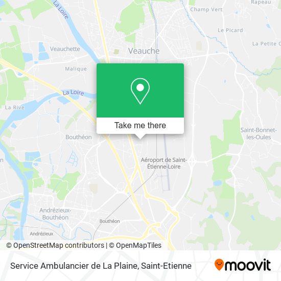 Service Ambulancier de La Plaine map