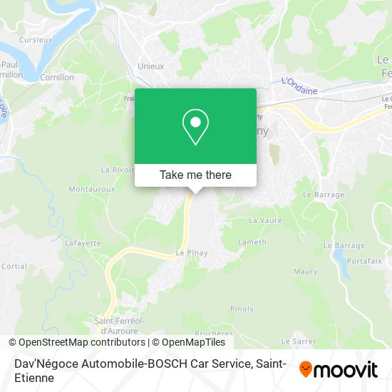 Dav'Négoce Automobile-BOSCH Car Service map