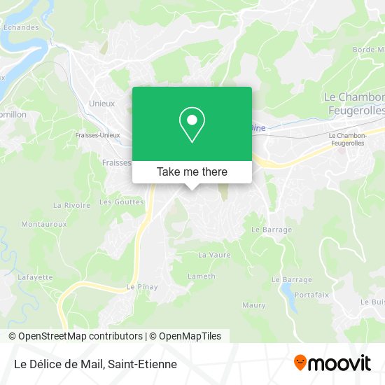 Le Délice de Mail map