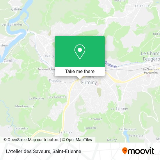 L'Atelier des Saveurs map