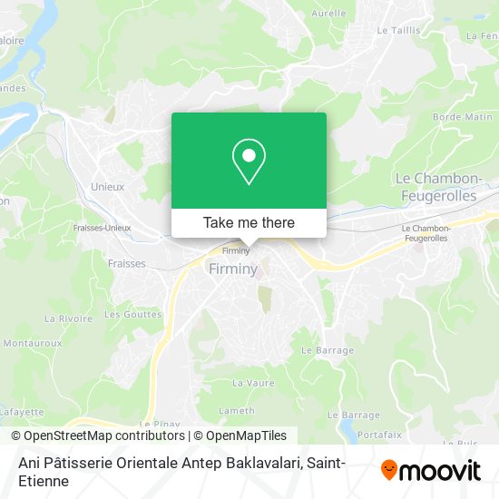 Ani Pâtisserie Orientale Antep Baklavalari map