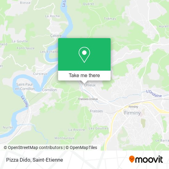 Pizza Dido map