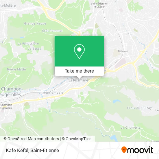 Kafe Kefal map