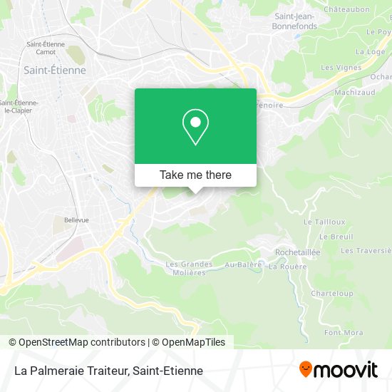 La Palmeraie Traiteur map