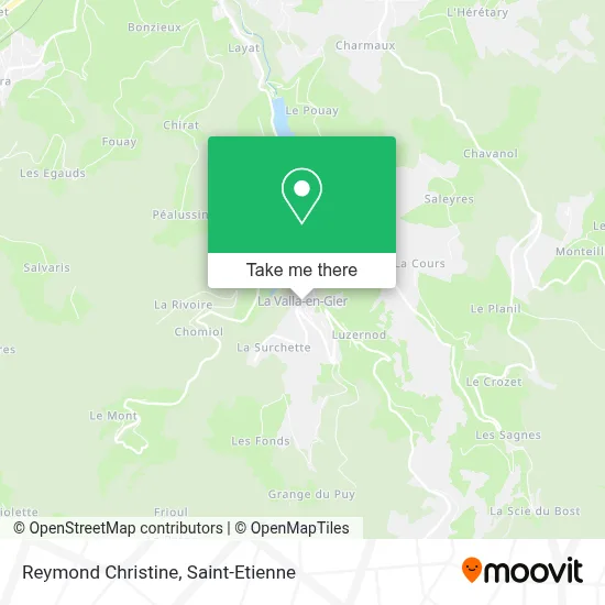 Reymond Christine map