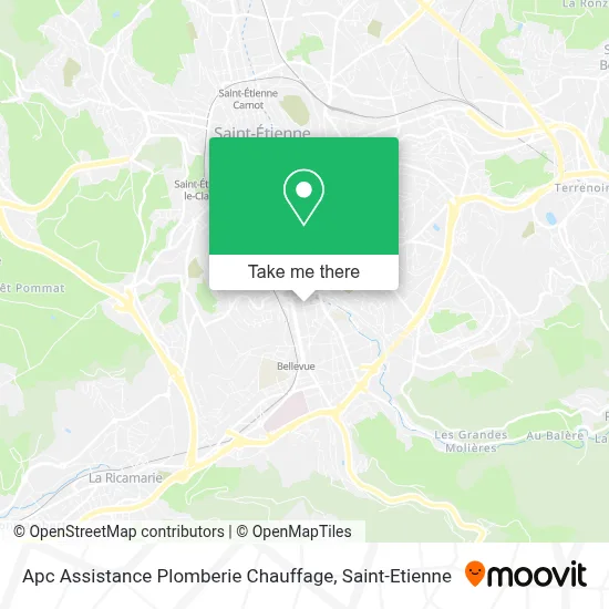 Apc Assistance Plomberie Chauffage map
