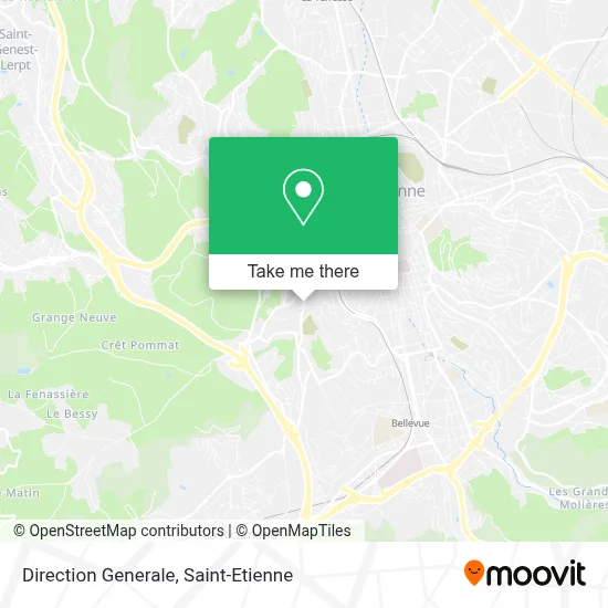 Direction Generale map