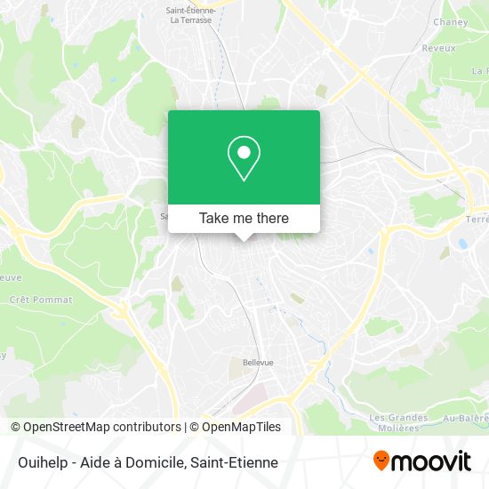 Ouihelp - Aide à Domicile map