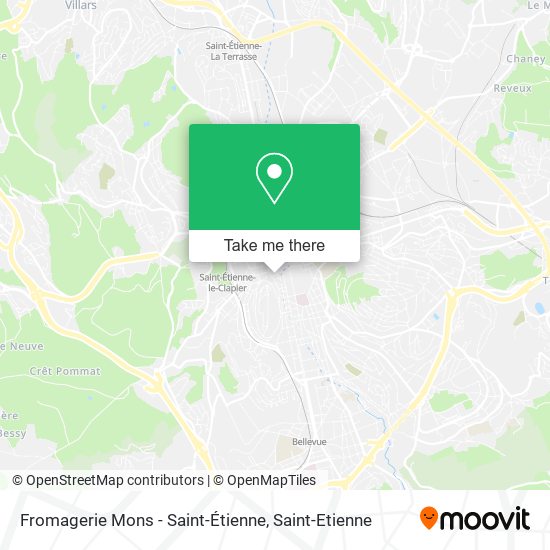 Fromagerie Mons - Saint-Étienne map