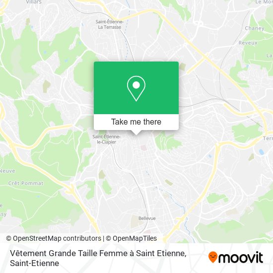 Vêtement Grande Taille Femme à Saint Etienne map