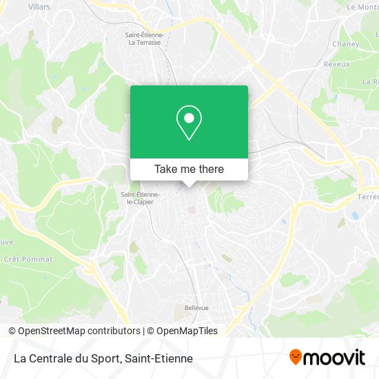 La Centrale du Sport map