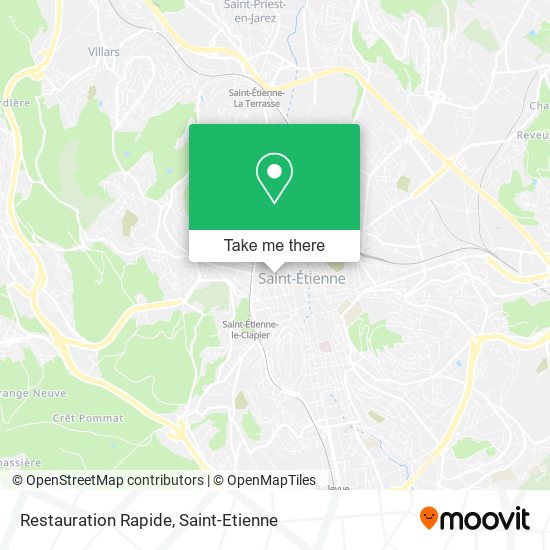 Restauration Rapide map