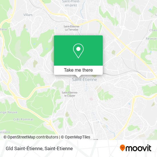 Gld Saint-Étienne map