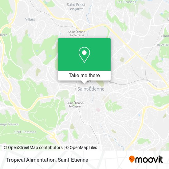 Tropical Alimentation map