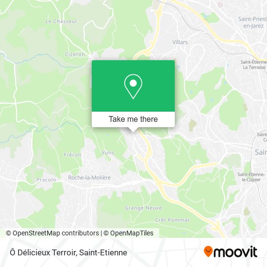 Ô Délicieux Terroir map