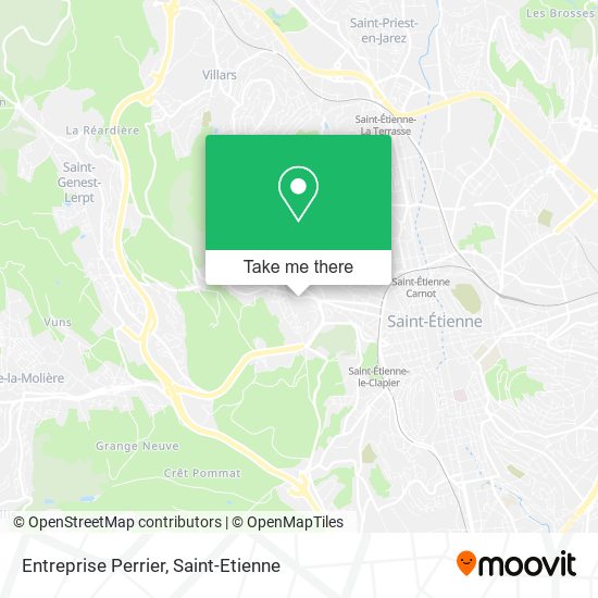 Entreprise Perrier map