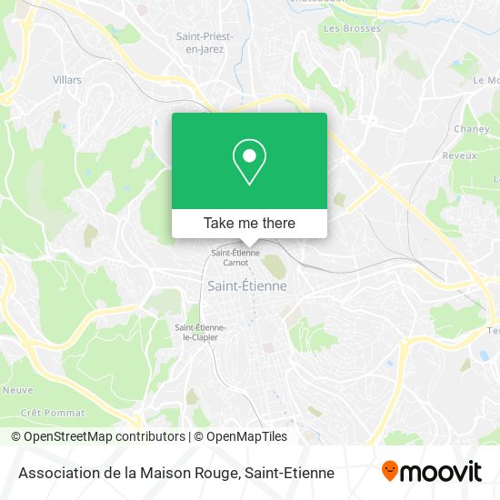 Association de la Maison Rouge map