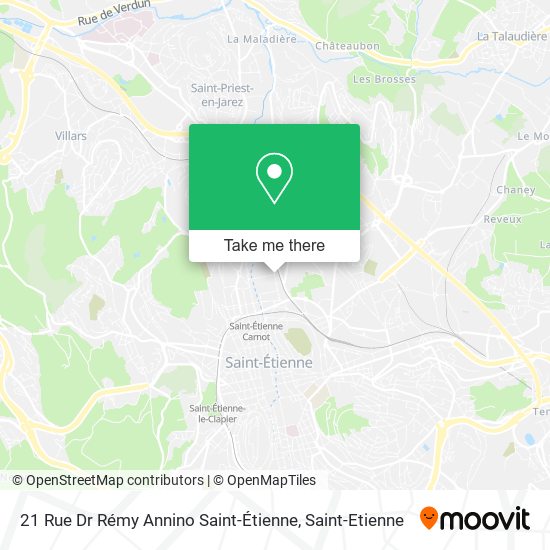21 Rue Dr Rémy Annino Saint-Étienne map