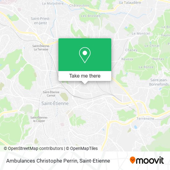 Ambulances Christophe Perrin map