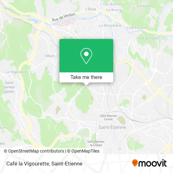 Café la Vigourette map